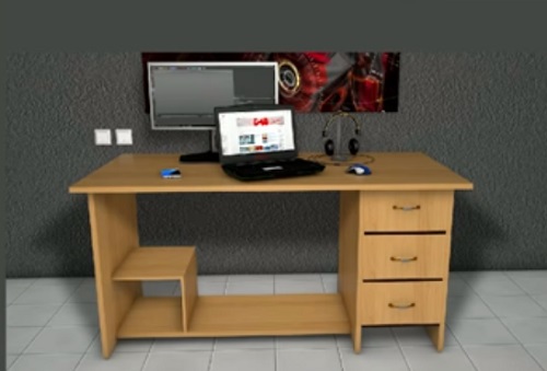 Modelling a Simple Desk in Cinema 4D