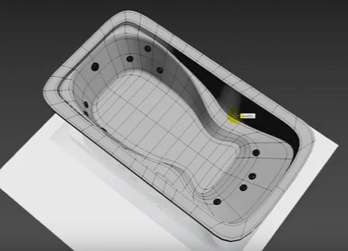 Modelling a Bathtub in Autodesk 3ds Max