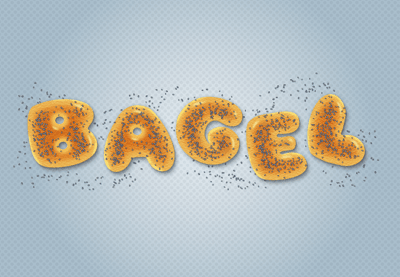 Draw a Tasty Bagel Text Effect in Illustrator