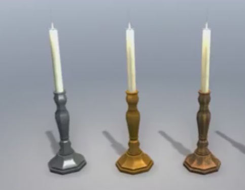 Modeling a Candle and Stand in 3ds Max