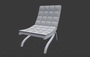Modeling a Realistic Chair 3D in Blender