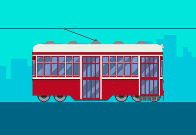 Draw a Vector Tram in Adobe Illustrator