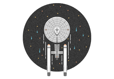 Draw the USS Enterprise From Star Trek in Illustrator