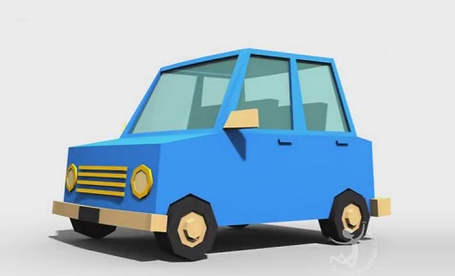 Modeling Low-Poly Car in Autodesk 3ds Max