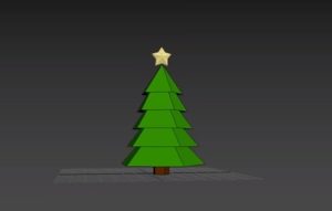 Modeling Low Poly Christmas Tree in 3ds Max