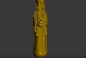 Modeling Ornamental Column with Drapery in 3ds Max