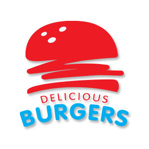 Delicious Burger Logo Free Vector