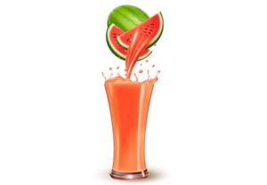 Draw a Watermelon and a Glass of Juice in Illustrator