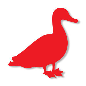 Duck Silhouette Free Vector download