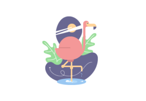 Draw a Geometric Flamingo Bird in Adobe Illustrator