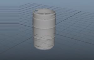 Modeling a Beer Keg in Autodesk Maya 2018