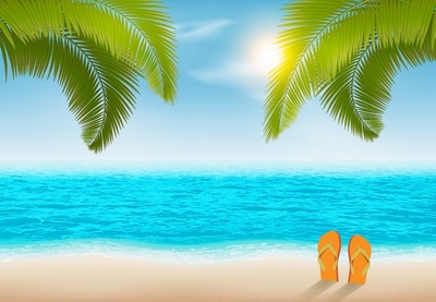 Draw a Vacation Beach Background in Illustrator