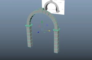 Modeling a Stone Arch in Autodesk Maya 2018