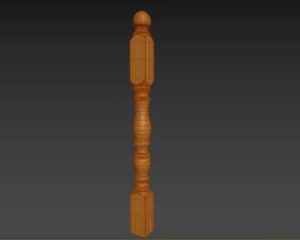 Modelinga a Leg Table Wood in 3ds Max