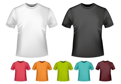 Draw a Vector T-Shirt Mockup Template in Adobe Illustrator