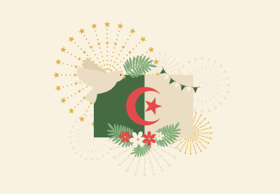 Draw an Algerian Independence Day Illustration in Illustrator