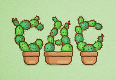 Draw a Cactus Text Effect in Adobe Illustrator
