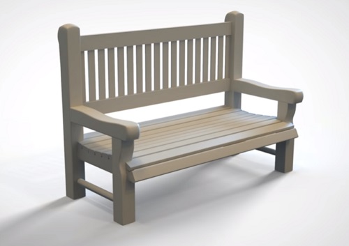 Modeling a Realistic Park Bench in Autodesk Maya 2018