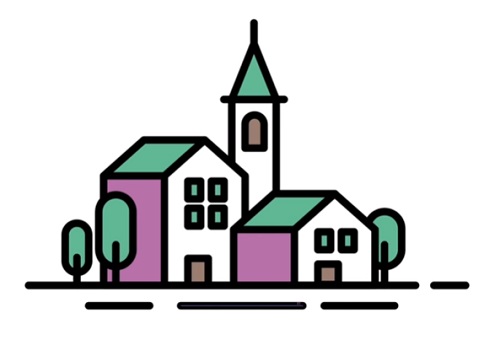 Draw a Simple Village Illustration in Adobe Illustrator
