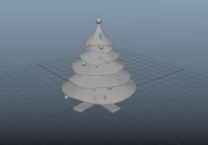 Modeling a Stylized Christmas Tree in Maya 2018