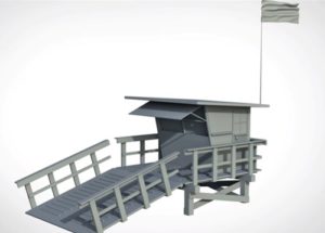Modeling a Lifeguard Station in Autodesk Maya