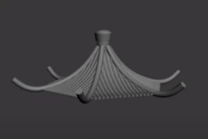 Modeling a Oriental Pagoda Roof in 3ds Max