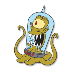 Kang Alien Cartoon Character The Simpson's, Free Vector download -  Cgcreativeshop