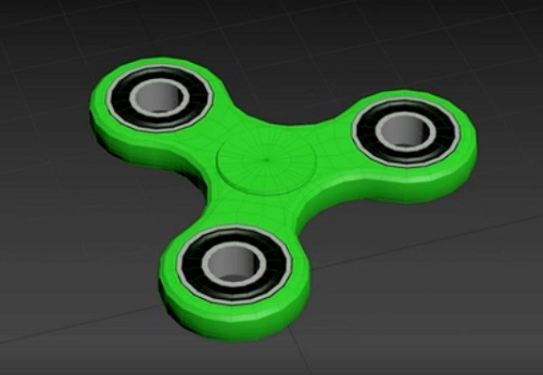 Modeling a Fidget Spinner Toy in Autodesk 3ds Max