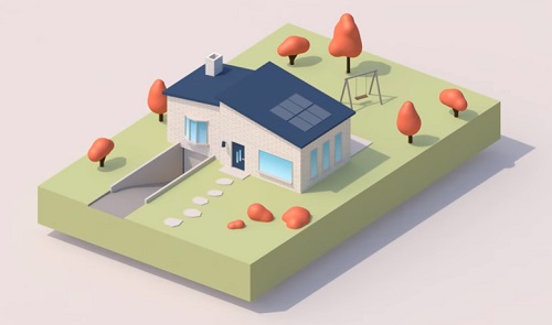 Modeling a Simple Cute House in Cinema 4D