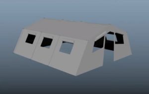 Model an Simple Army Tent in Autodesk Maya