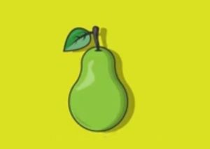Drawing a Simple Pear Flat Design in Adobe Illustrator