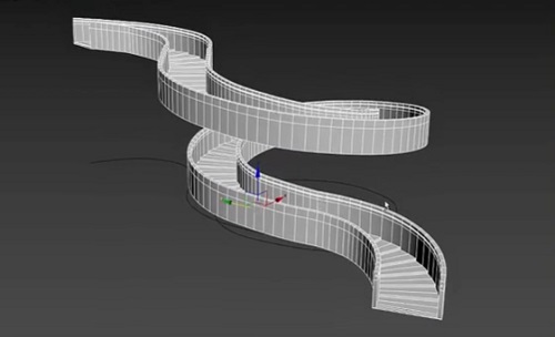 Modeling a Complex Spiral Staircase in 3ds Max