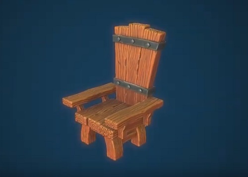 Modeling a Stylized Wooden Throne in 3ds Max, ZBrush and Painter