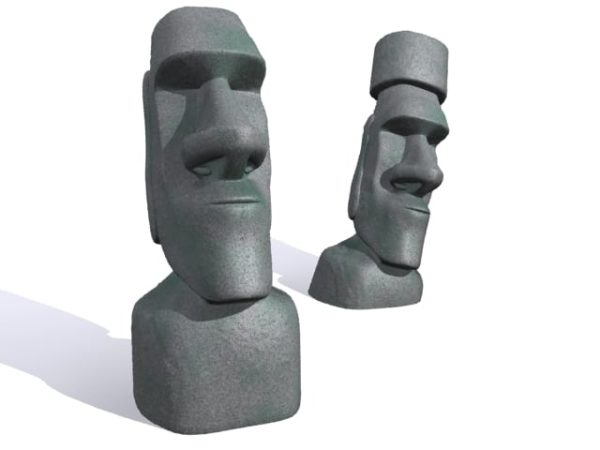 Moai Easter Island Statue 3D 3D Models Cgcreativeshop