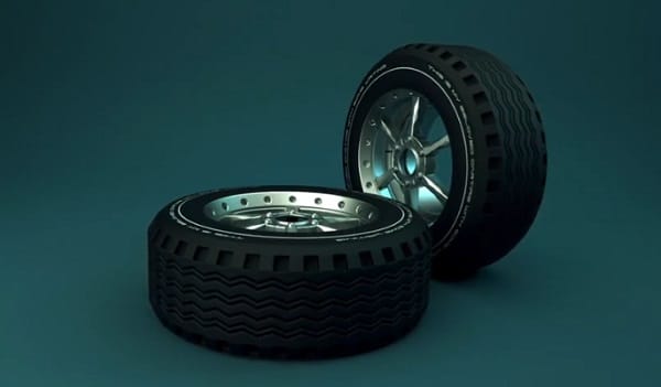 Whell and Tire 3ds Max