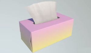 Modelin Tissue Box in Autodesk Maya