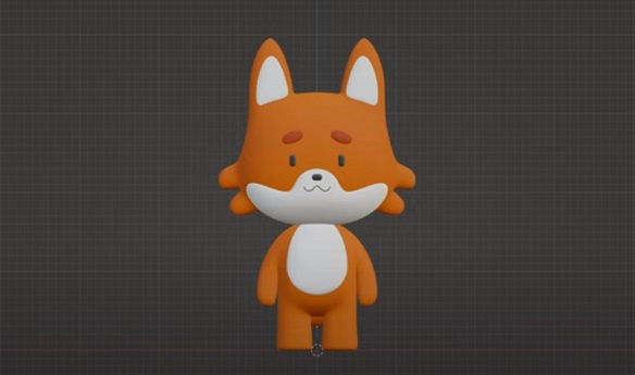 Modeling a Fox Character 3D in Blender