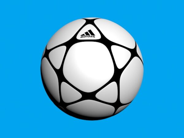 Adidas SoccerBall Black & White 3D Models Cgcreativeshop