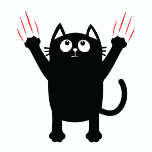 Halloween Black Cat Free Vector download