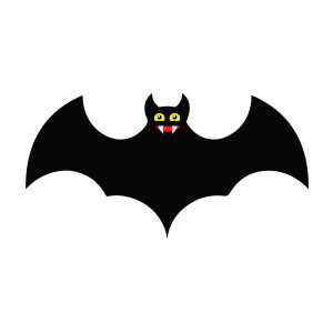 Simple Halloween Bat Free Vector download