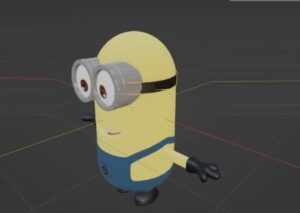 Modeling a Minions Character 3D in Blender