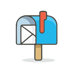 Simple Mail Box Icon Free Vector download