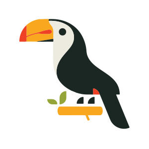 Stylized Toucan Bird Free Vector download