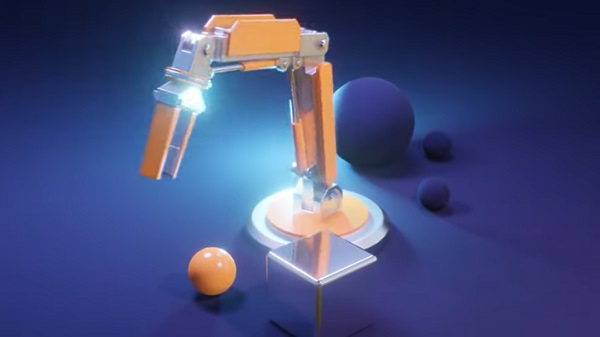 Rigging a Robotic Arm 3D in Blender