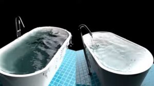 Create Water in Bathtub in 3ds Max with Chaos Phoenix