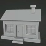 Modeling Low Poly House 3D in Blender